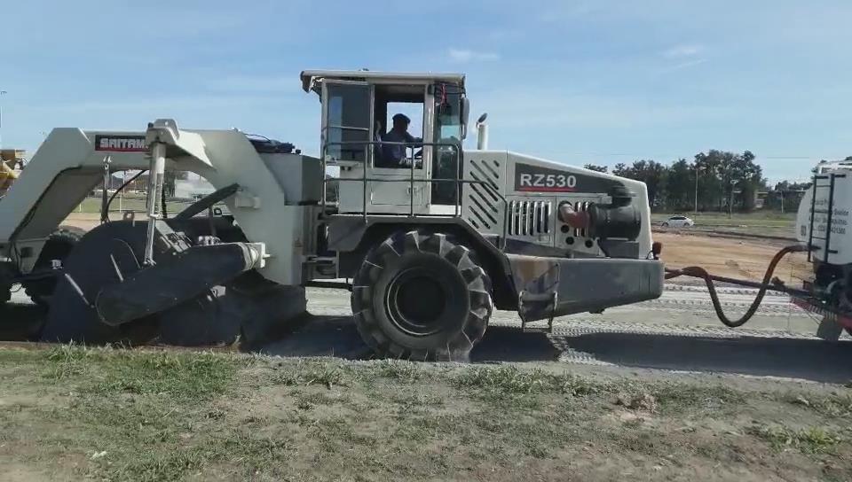 RZ530，阿根廷冷再生施工