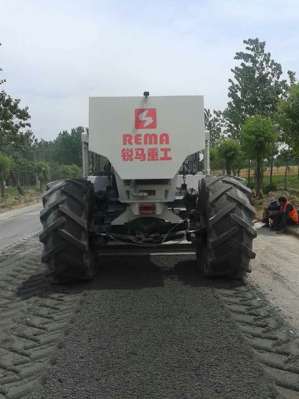WR2300V，淮陽省道冷再生效果